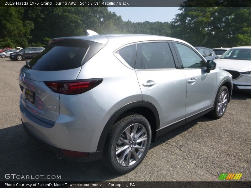 Sonic Silver Metallic / Black 2019 Mazda CX-5 Grand Touring AWD