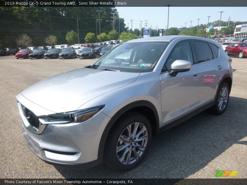 Sonic Silver Metallic / Black 2019 Mazda CX-5 Grand Touring AWD