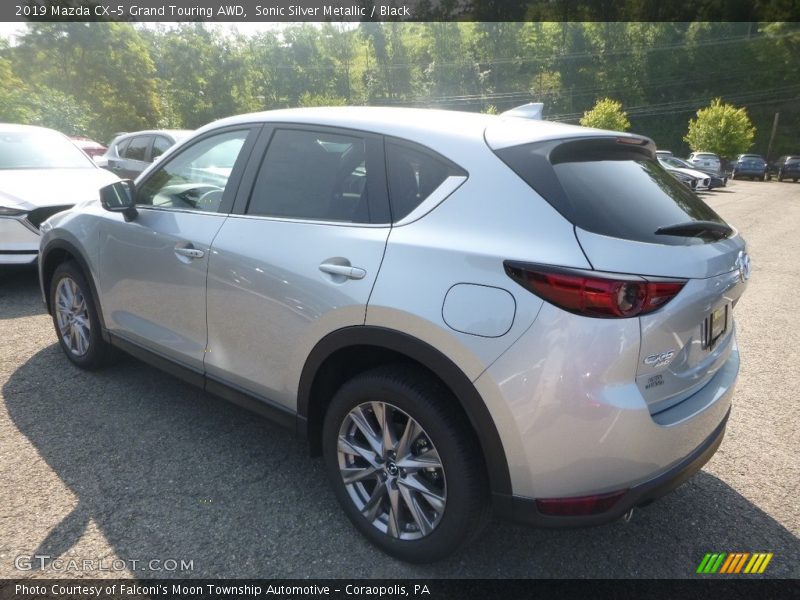 Sonic Silver Metallic / Black 2019 Mazda CX-5 Grand Touring AWD