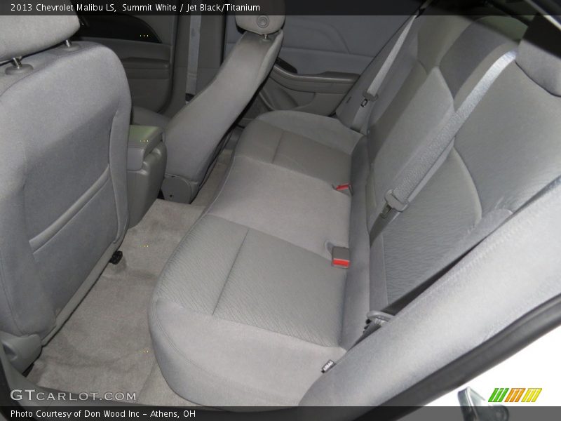 Summit White / Jet Black/Titanium 2013 Chevrolet Malibu LS