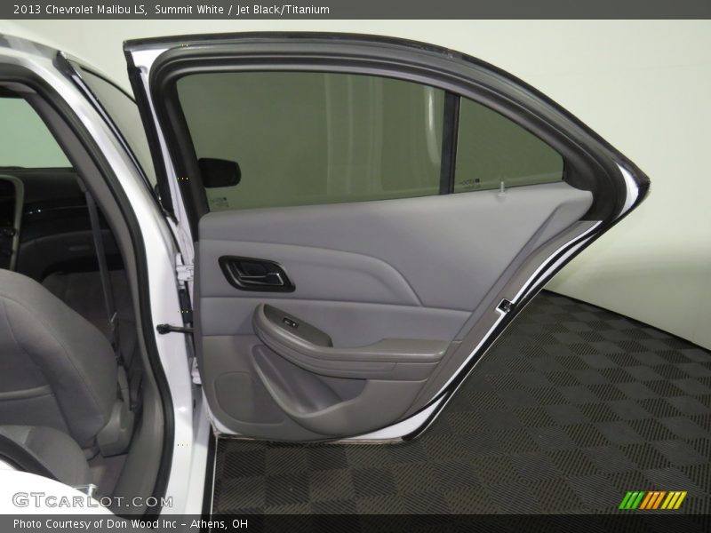 Summit White / Jet Black/Titanium 2013 Chevrolet Malibu LS