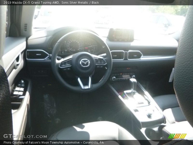 Sonic Silver Metallic / Black 2019 Mazda CX-5 Grand Touring AWD