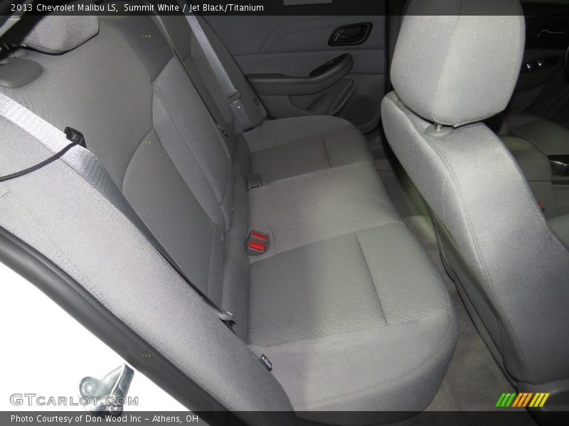 Summit White / Jet Black/Titanium 2013 Chevrolet Malibu LS
