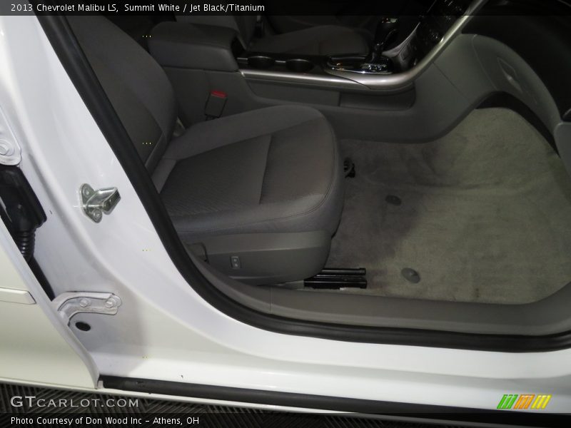Summit White / Jet Black/Titanium 2013 Chevrolet Malibu LS