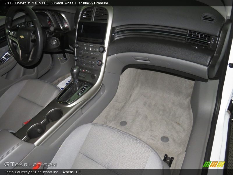 Summit White / Jet Black/Titanium 2013 Chevrolet Malibu LS