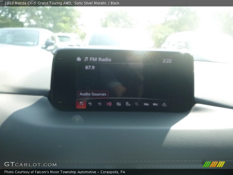 Sonic Silver Metallic / Black 2019 Mazda CX-5 Grand Touring AWD
