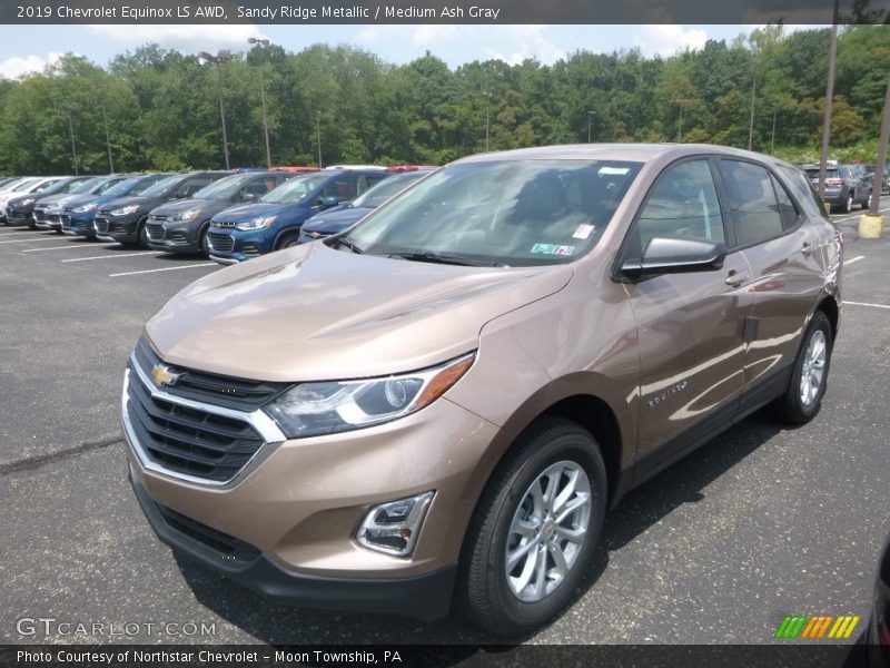 Sandy Ridge Metallic / Medium Ash Gray 2019 Chevrolet Equinox LS AWD