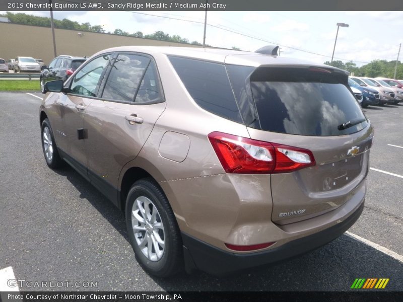 Sandy Ridge Metallic / Medium Ash Gray 2019 Chevrolet Equinox LS AWD