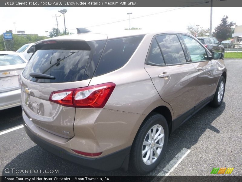 Sandy Ridge Metallic / Medium Ash Gray 2019 Chevrolet Equinox LS AWD