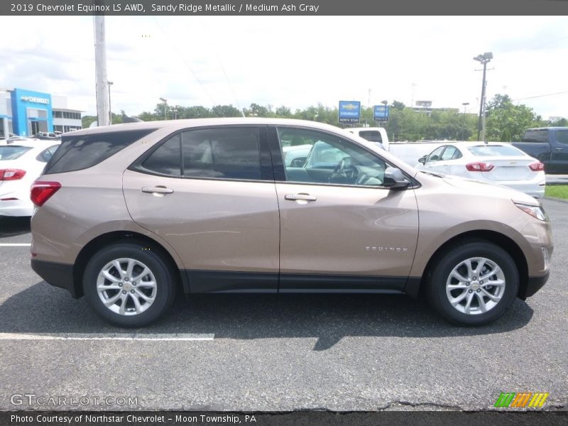 Sandy Ridge Metallic / Medium Ash Gray 2019 Chevrolet Equinox LS AWD