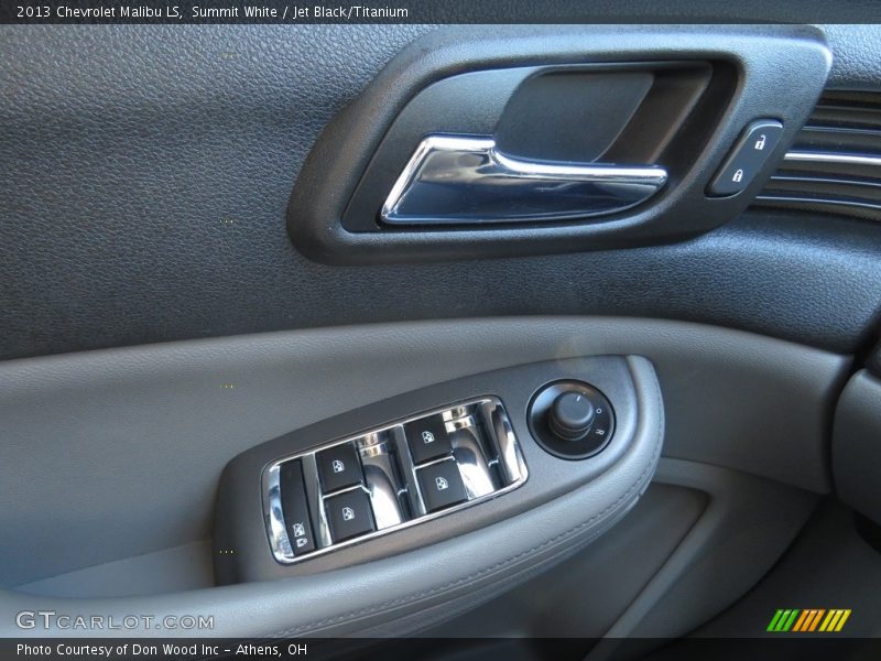 Summit White / Jet Black/Titanium 2013 Chevrolet Malibu LS