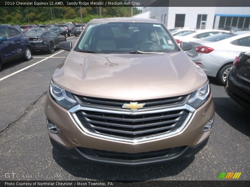 Sandy Ridge Metallic / Medium Ash Gray 2019 Chevrolet Equinox LS AWD