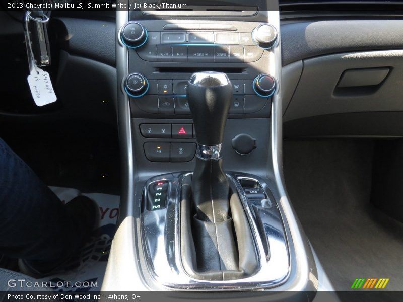 Summit White / Jet Black/Titanium 2013 Chevrolet Malibu LS