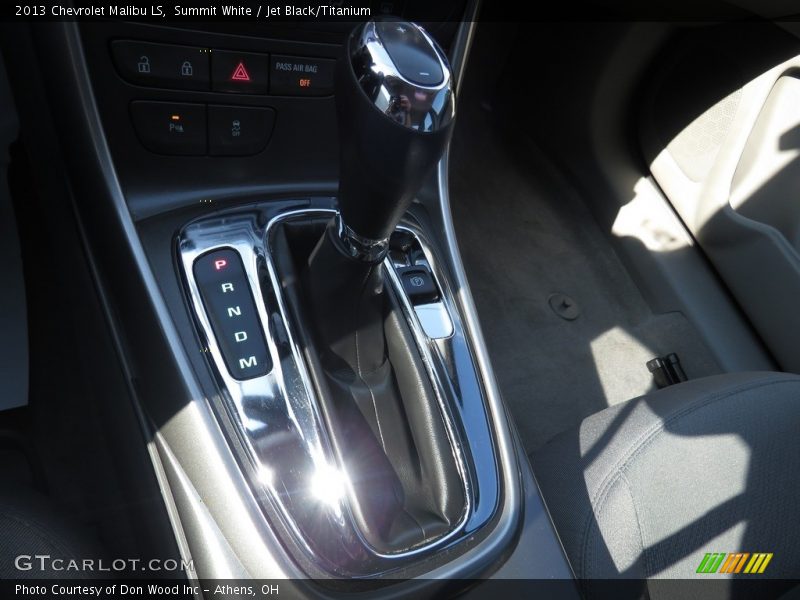 Summit White / Jet Black/Titanium 2013 Chevrolet Malibu LS