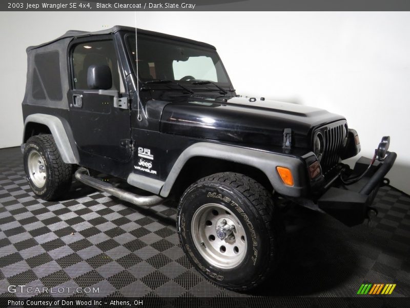 Black Clearcoat / Dark Slate Gray 2003 Jeep Wrangler SE 4x4