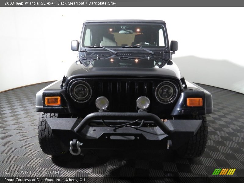 Black Clearcoat / Dark Slate Gray 2003 Jeep Wrangler SE 4x4