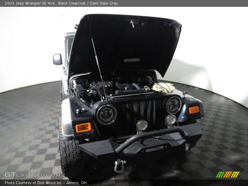 Black Clearcoat / Dark Slate Gray 2003 Jeep Wrangler SE 4x4