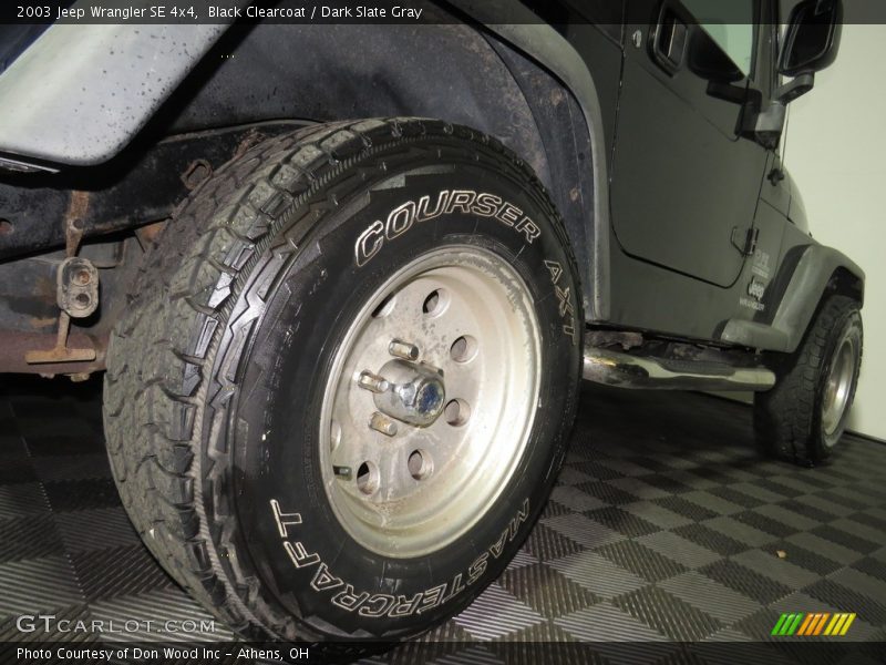 Black Clearcoat / Dark Slate Gray 2003 Jeep Wrangler SE 4x4