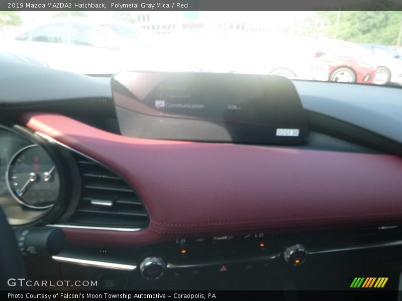 Polymetal Gray Mica / Red 2019 Mazda MAZDA3 Hatchback