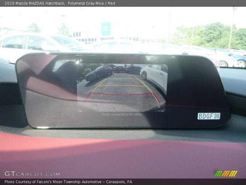 Polymetal Gray Mica / Red 2019 Mazda MAZDA3 Hatchback