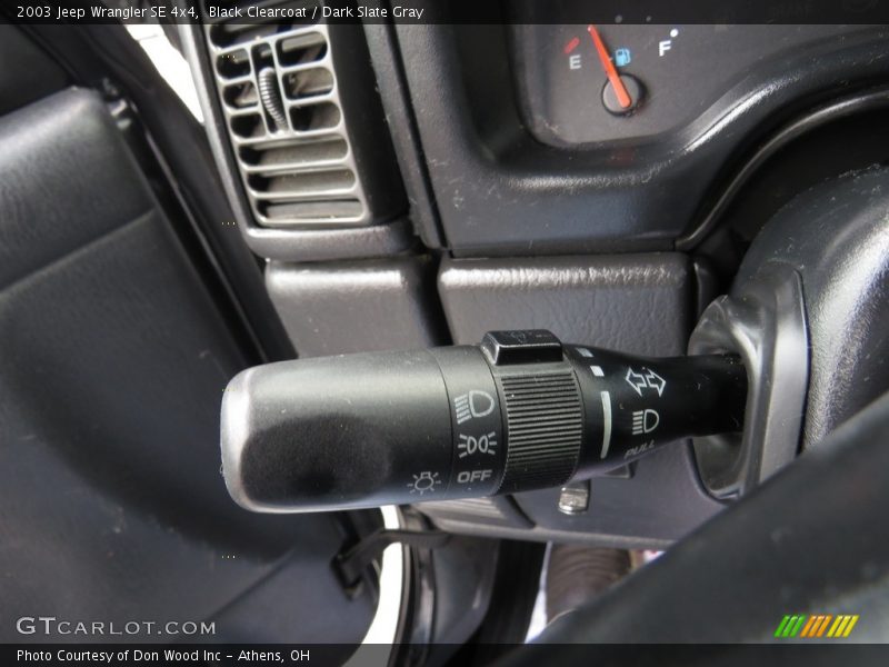 Black Clearcoat / Dark Slate Gray 2003 Jeep Wrangler SE 4x4
