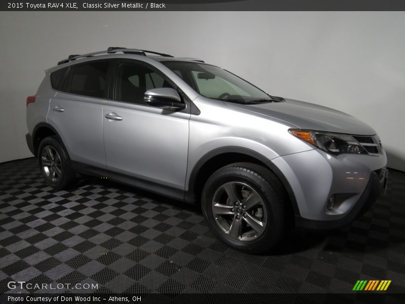 Classic Silver Metallic / Black 2015 Toyota RAV4 XLE