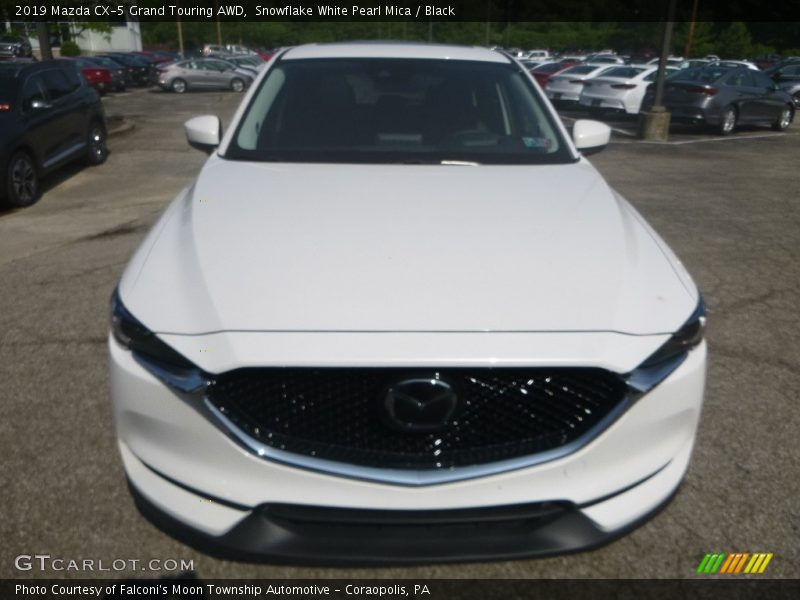 Snowflake White Pearl Mica / Black 2019 Mazda CX-5 Grand Touring AWD