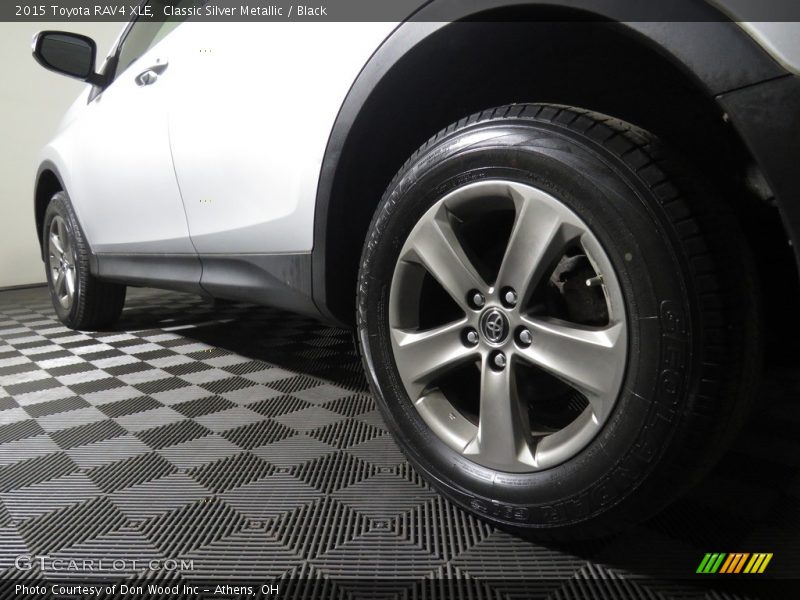 Classic Silver Metallic / Black 2015 Toyota RAV4 XLE