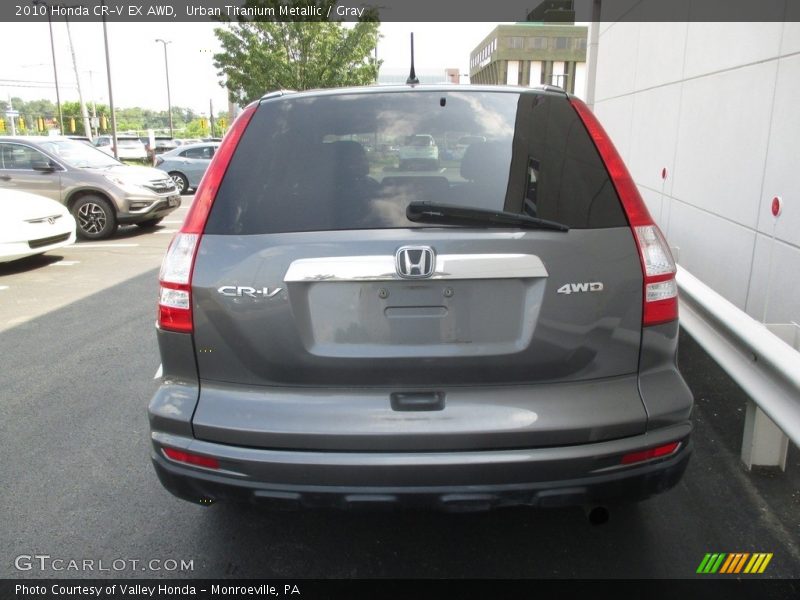 Urban Titanium Metallic / Gray 2010 Honda CR-V EX AWD