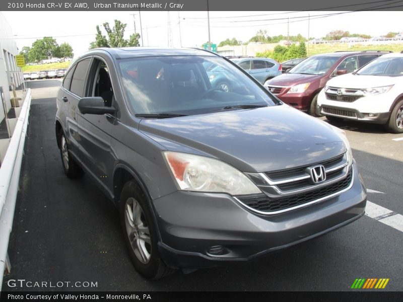 Urban Titanium Metallic / Gray 2010 Honda CR-V EX AWD