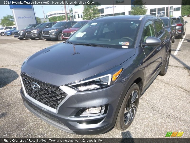 Magnetic Force Metallic / Gray 2019 Hyundai Tucson Sport AWD