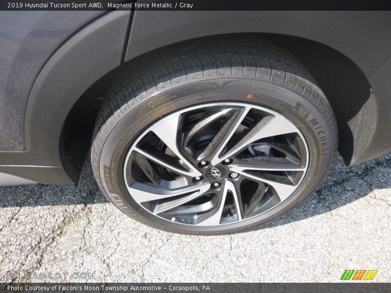 Magnetic Force Metallic / Gray 2019 Hyundai Tucson Sport AWD