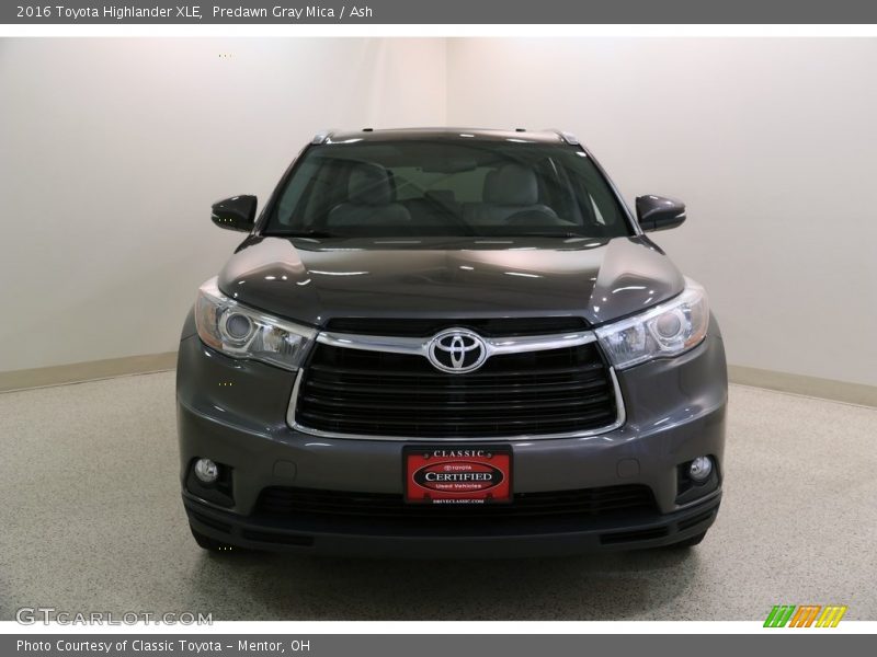 Predawn Gray Mica / Ash 2016 Toyota Highlander XLE