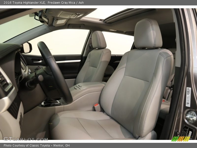 Predawn Gray Mica / Ash 2016 Toyota Highlander XLE