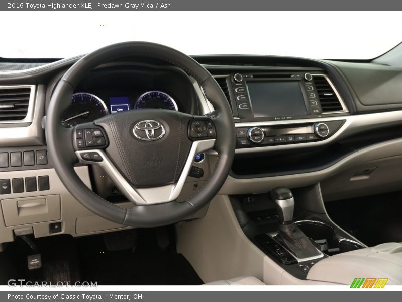 Predawn Gray Mica / Ash 2016 Toyota Highlander XLE