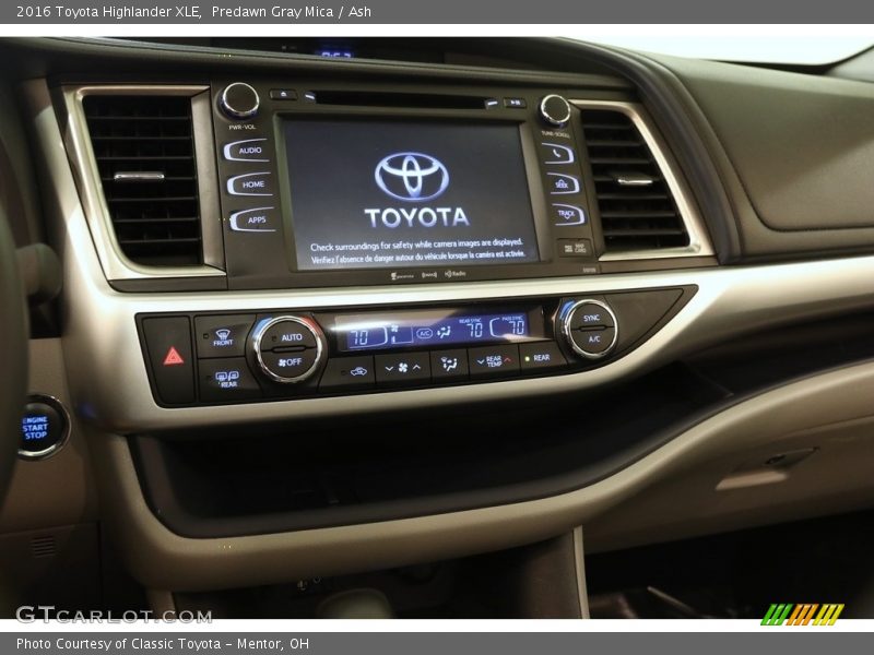 Predawn Gray Mica / Ash 2016 Toyota Highlander XLE