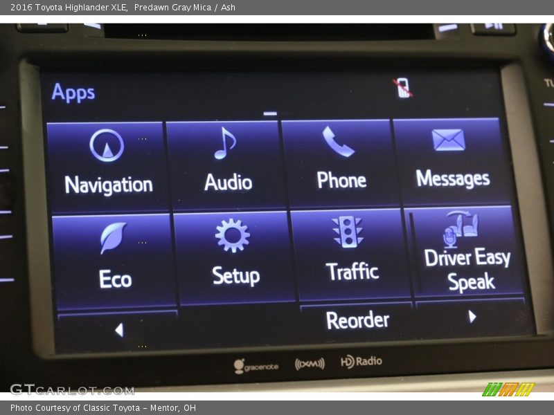 Predawn Gray Mica / Ash 2016 Toyota Highlander XLE