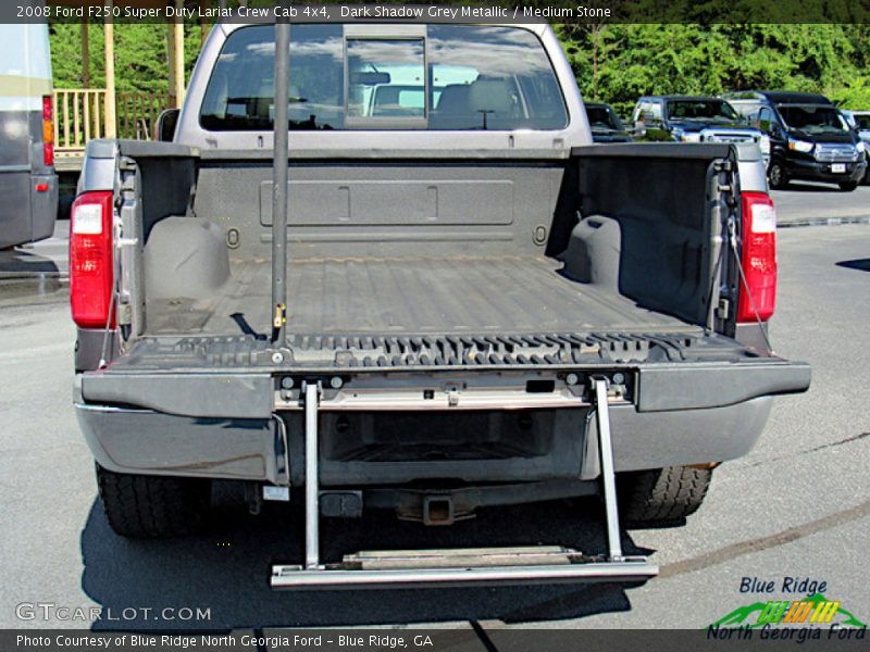 Dark Shadow Grey Metallic / Medium Stone 2008 Ford F250 Super Duty Lariat Crew Cab 4x4