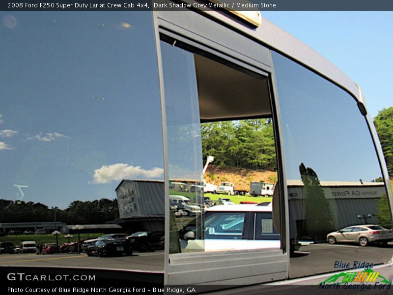Dark Shadow Grey Metallic / Medium Stone 2008 Ford F250 Super Duty Lariat Crew Cab 4x4