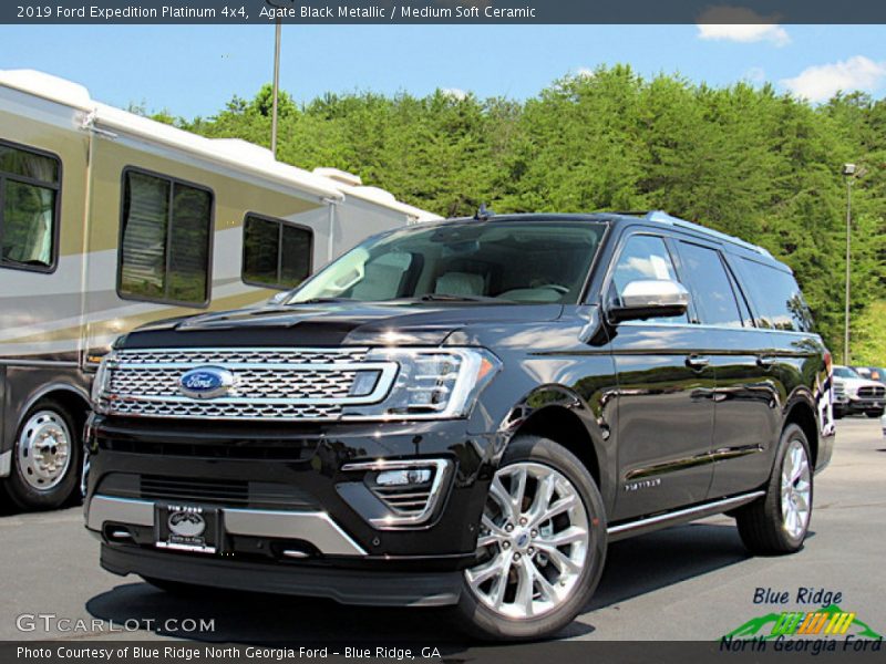 Agate Black Metallic / Medium Soft Ceramic 2019 Ford Expedition Platinum 4x4