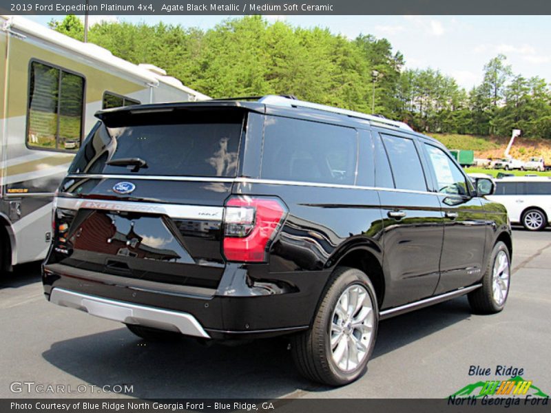Agate Black Metallic / Medium Soft Ceramic 2019 Ford Expedition Platinum 4x4