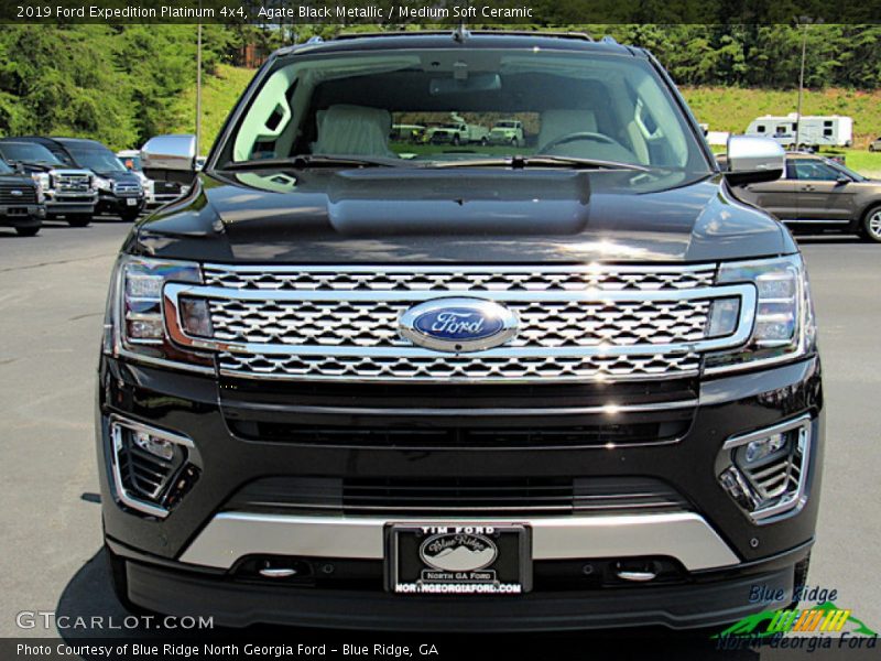 Agate Black Metallic / Medium Soft Ceramic 2019 Ford Expedition Platinum 4x4