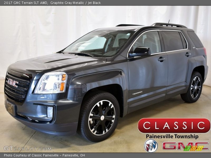 Graphite Gray Metallic / Jet Black 2017 GMC Terrain SLT AWD