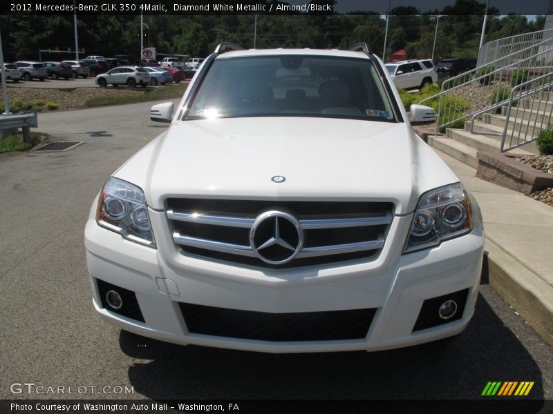 Diamond White Metallic / Almond/Black 2012 Mercedes-Benz GLK 350 4Matic