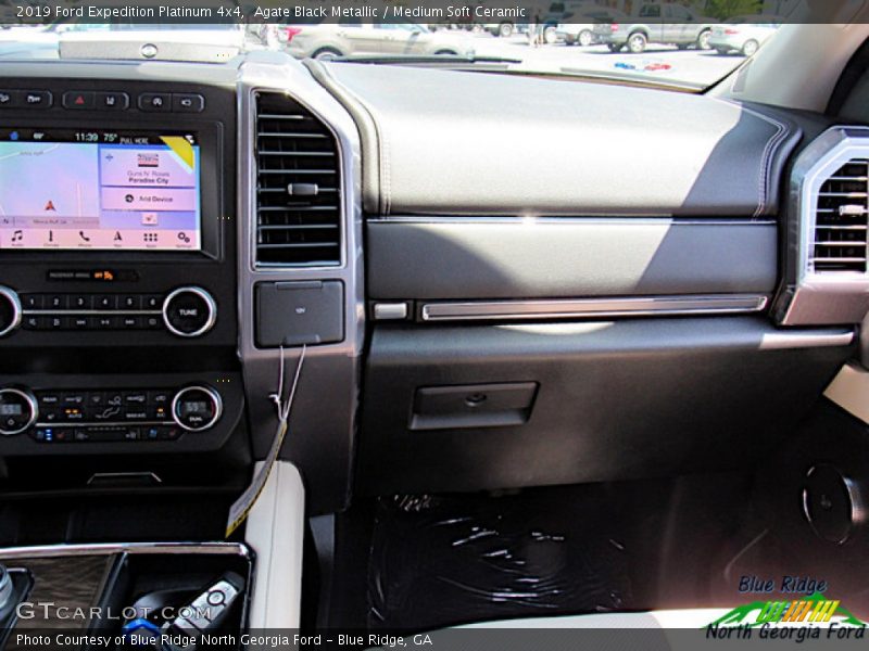 Agate Black Metallic / Medium Soft Ceramic 2019 Ford Expedition Platinum 4x4