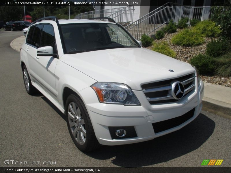 Diamond White Metallic / Almond/Black 2012 Mercedes-Benz GLK 350 4Matic