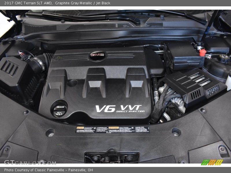 Graphite Gray Metallic / Jet Black 2017 GMC Terrain SLT AWD