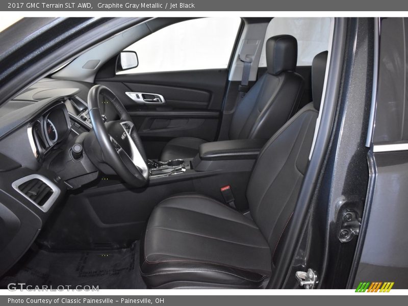 Graphite Gray Metallic / Jet Black 2017 GMC Terrain SLT AWD