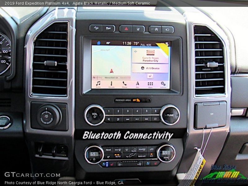 Agate Black Metallic / Medium Soft Ceramic 2019 Ford Expedition Platinum 4x4