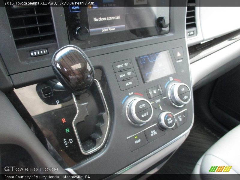 Sky Blue Pearl / Ash 2015 Toyota Sienna XLE AWD